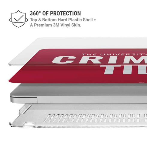University of Alabama Crimson Pride MacBook Air 15in (2023-2025) Case plus Skin