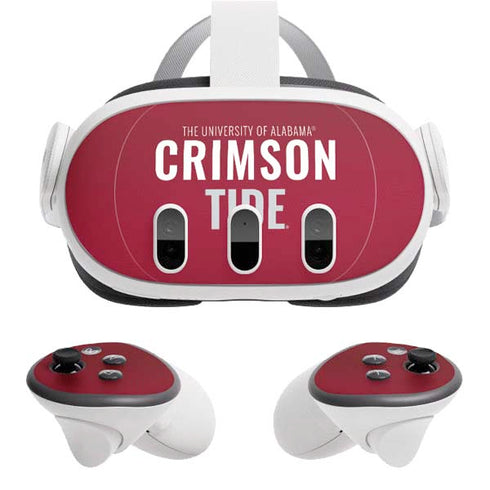 University of Alabama Crimson Pride Meta Quest 3 Skin
