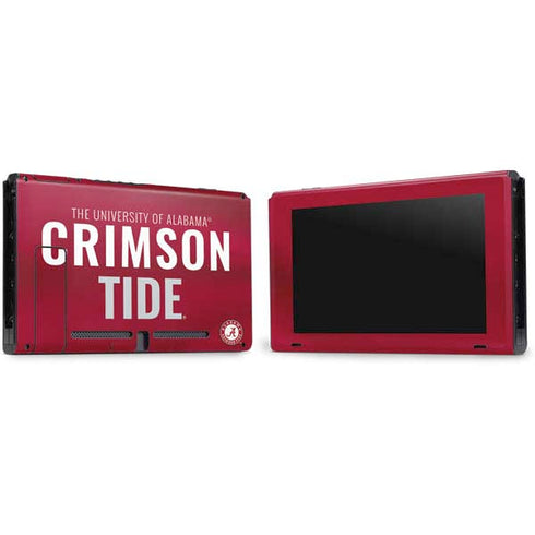 University of Alabama Crimson Pride Nintendo Switch Bundle Skin