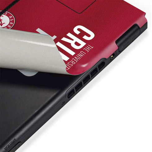 University of Alabama Crimson Pride Nintendo Switch Bundle Skin