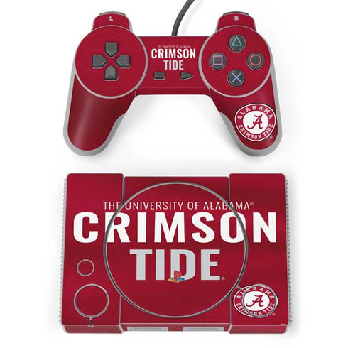 University of Alabama Crimson Pride PlayStation Classic Bundle Skin