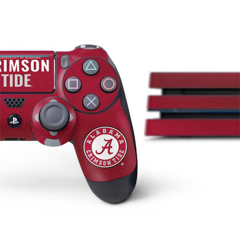 University of Alabama Crimson Pride PS4 Pro Bundle Skin