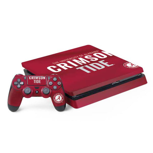 University of Alabama Crimson Pride PS4 Slim Bundle Skin