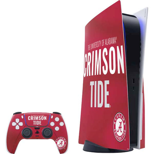 University of Alabama Crimson Pride PS5 Bundle Skin