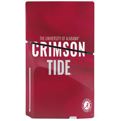 University of Alabama Crimson Pride PS5 Slim Disk Bundle Skin