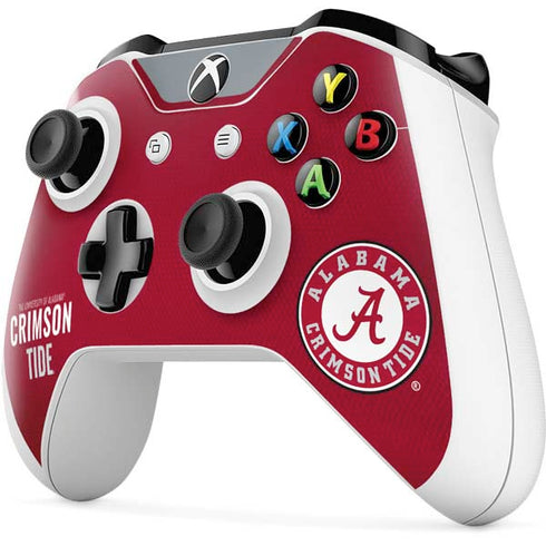 University of Alabama Crimson Pride Xbox One S Controller Skin