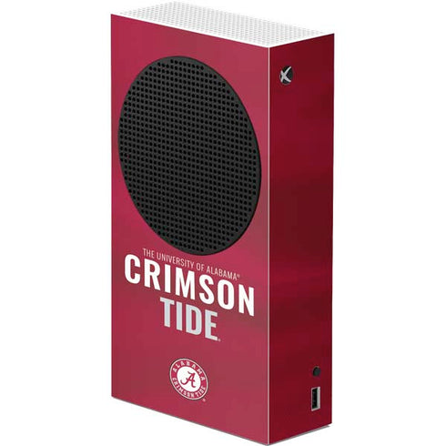 University of Alabama Crimson Pride Xbox Series S Console Skin