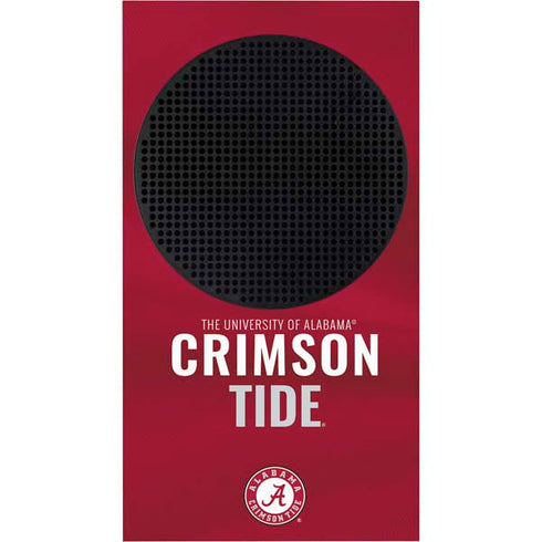 University of Alabama Crimson Pride Xbox Series S Console Skin