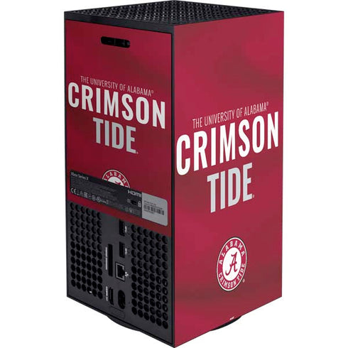 University of Alabama Crimson Pride Xbox Series X Bundle Skin
