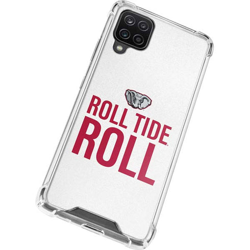 University of Alabama Crimson Roll Tide Galaxy A12 Clear Case