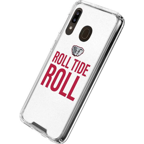 University of Alabama Crimson Roll Tide Galaxy A30 Clear Case