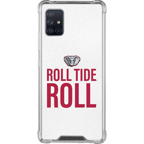University of Alabama Crimson Roll Tide Galaxy A51 5G Clear Case
