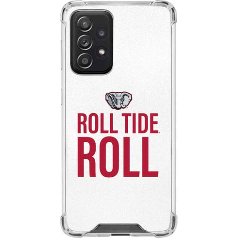 University of Alabama Crimson Roll Tide Galaxy A52 5G Clear Case