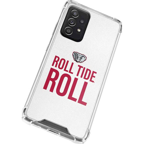 University of Alabama Crimson Roll Tide Galaxy A52 5G Clear Case