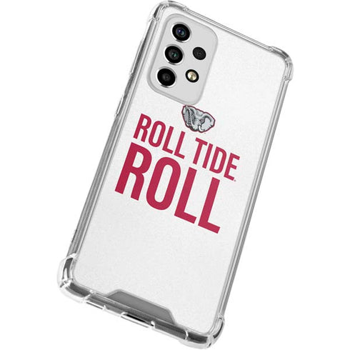University of Alabama Crimson Roll Tide Galaxy A53 5G Clear Case