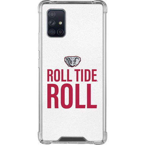 University of Alabama Crimson Roll Tide Galaxy A71 5G Clear Case