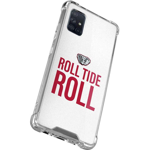 University of Alabama Crimson Roll Tide Galaxy A71 5G Clear Case