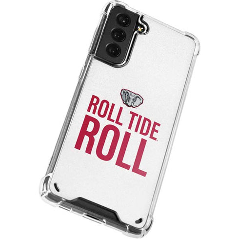University of Alabama Crimson Roll Tide Galaxy S21 Plus 5G Clear Case