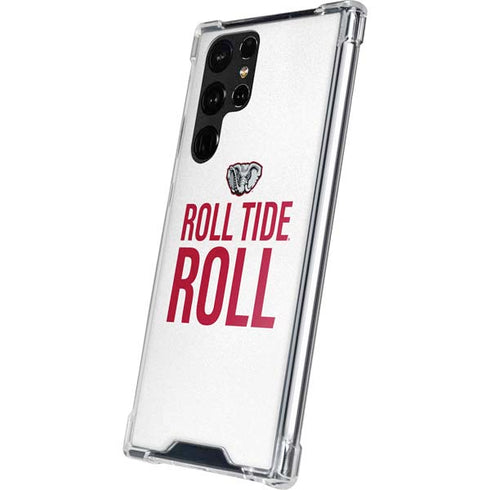 University of Alabama Crimson Roll Tide Galaxy S22 Ultra Clear Case