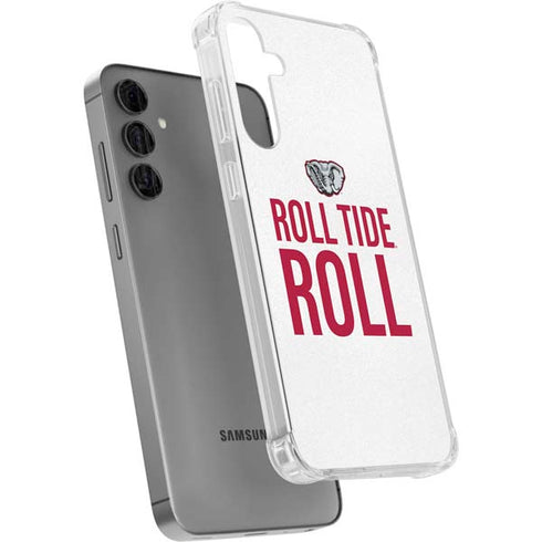 University of Alabama Crimson Roll Tide Galaxy S24 Plus Clear Case
