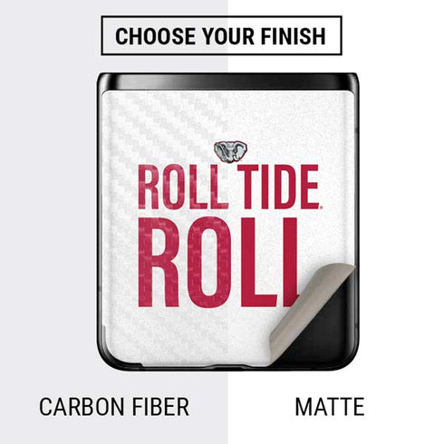 University of Alabama Crimson Roll Tide Galaxy Z Flip Skin