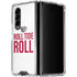 University of Alabama Crimson Roll Tide Galaxy Z Fold4 5G Clear Case