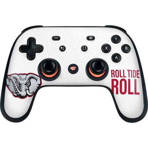 University of Alabama Crimson Roll Tide Google Stadia Controller Skin