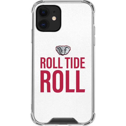 University of Alabama Crimson Roll Tide iPhone 12 Clear Case