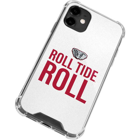 University of Alabama Crimson Roll Tide iPhone 12 Clear Case
