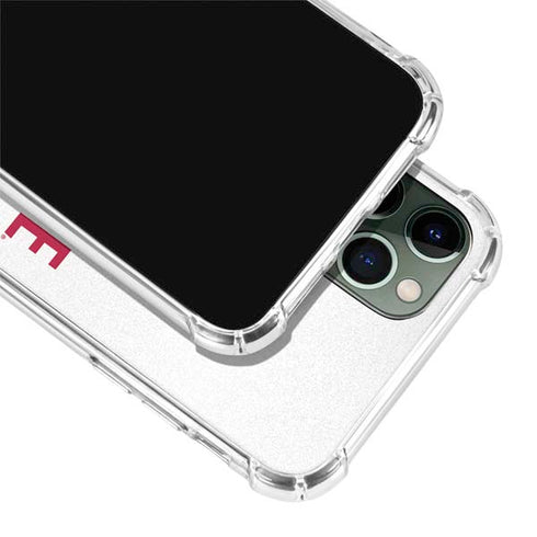 University of Alabama Crimson Roll Tide iPhone 12 Pro Clear Case