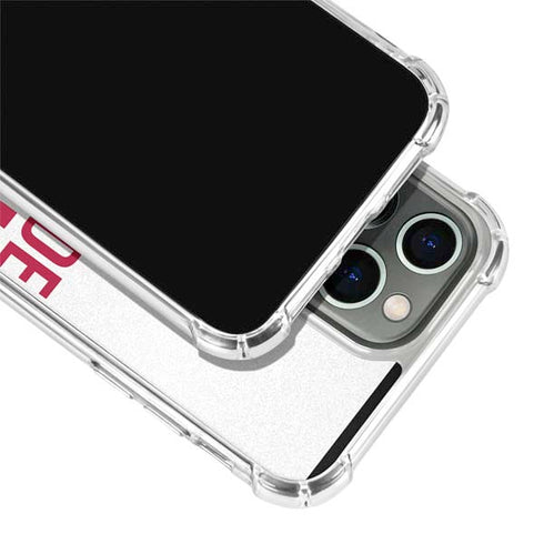 University of Alabama Crimson Roll Tide iPhone 13 Pro Clear Case
