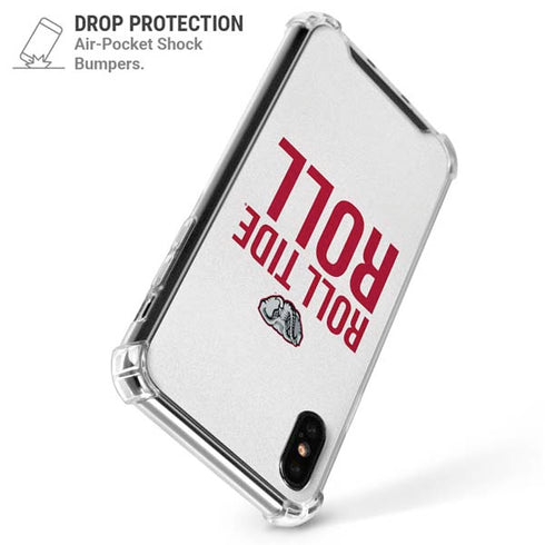 University of Alabama Crimson Roll Tide iPhone XS Max Clear Case