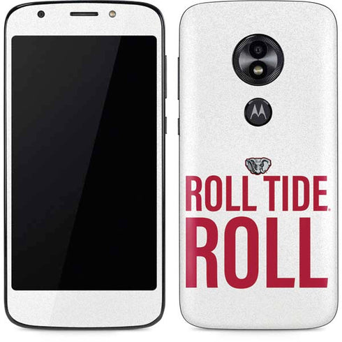 University of Alabama Crimson Roll Tide Moto E5 Play Skin
