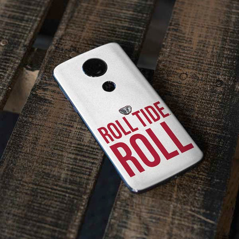 University of Alabama Crimson Roll Tide Moto E5 Plus Skin