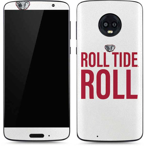 University of Alabama Crimson Roll Tide Moto G6 Skin