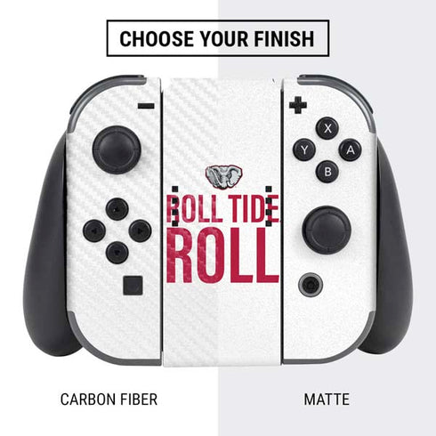 University of Alabama Crimson Roll Tide Nintendo Switch Bundle Skin