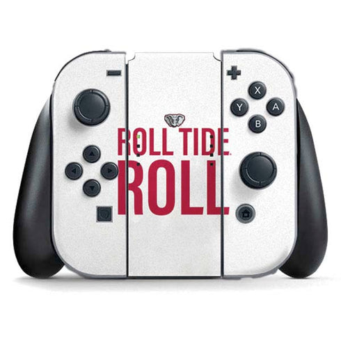 University of Alabama Crimson Roll Tide Nintendo Switch (2017-2021) Joy-Con Controller Skin