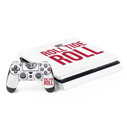 University of Alabama Crimson Roll Tide PS4 Slim Bundle Skin