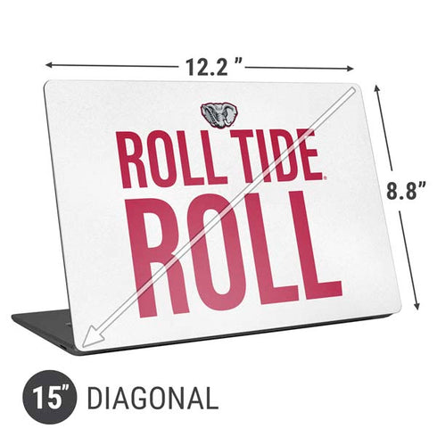 University of Alabama Crimson Roll Tide Universal Laptop 15in (12.2 x 8.8in) Skin