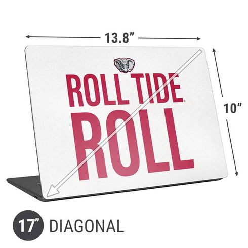 University of Alabama Crimson Roll Tide Universal Laptop 17in (13.8 x 10in) Skin