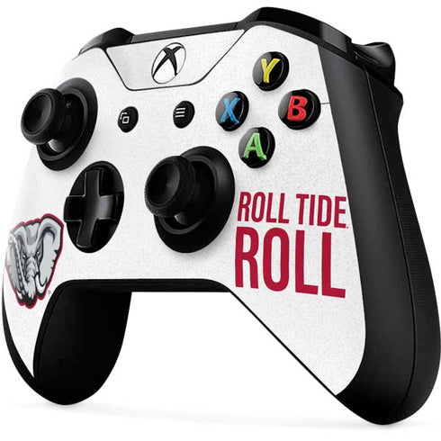 University of Alabama Crimson Roll Tide Xbox One X Controller Skin