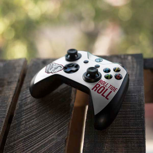 University of Alabama Crimson Roll Tide Xbox One X Controller Skin