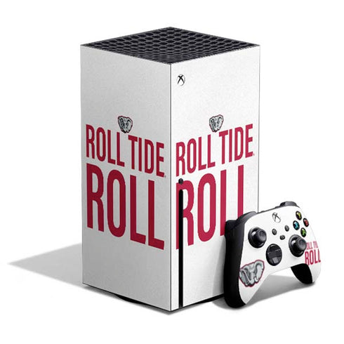 University of Alabama Crimson Roll Tide Xbox Series X Bundle Skin
