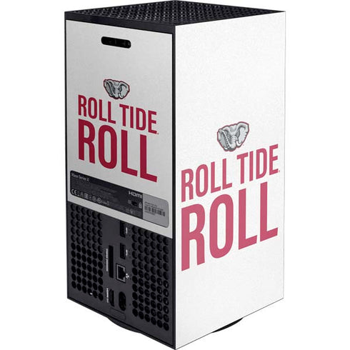 University of Alabama Crimson Roll Tide Xbox Series X Console Skin