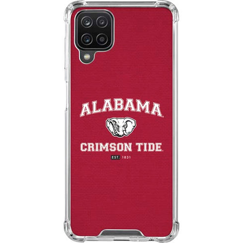 University of Alabama Crimson Tide Basketball Galaxy A12 Clear Case