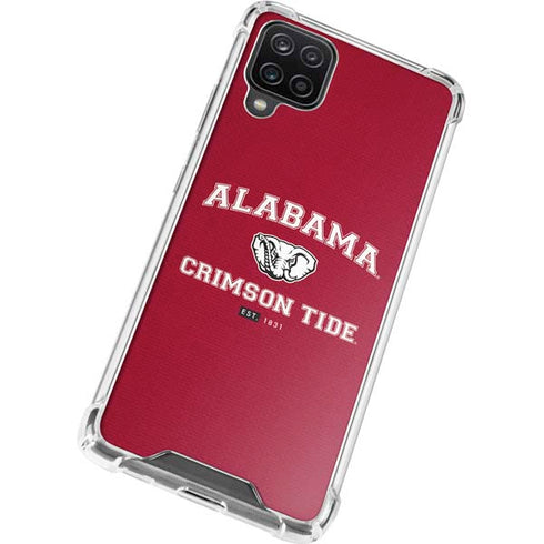 University of Alabama Crimson Tide Basketball Galaxy A12 Clear Case
