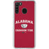 University of Alabama Crimson Tide Basketball Galaxy A21 Clear Case