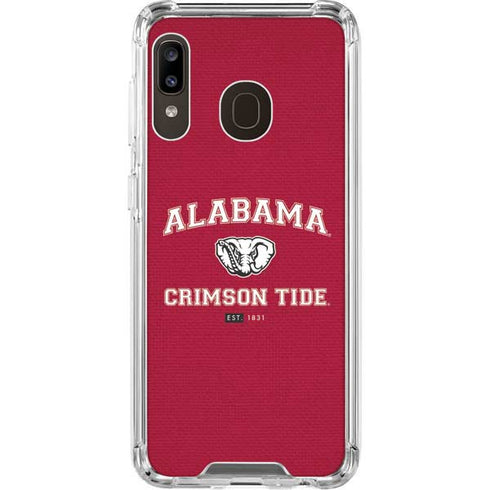 University of Alabama Crimson Tide Basketball Galaxy A30 Clear Case