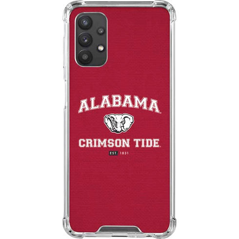 University of Alabama Crimson Tide Basketball Galaxy A32 5G Clear Case