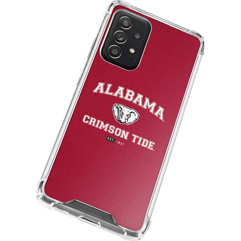 University of Alabama Crimson Tide Basketball Galaxy A52 5G Clear Case